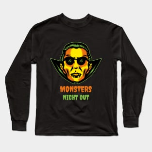 MONSTERS NIGHT OUT Long Sleeve T-Shirt